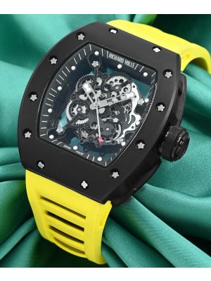 Richard Mille RM 055 Yellow Straps Watch