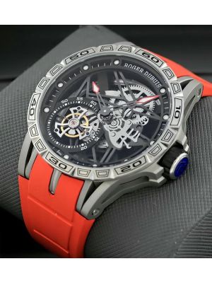 Roger Dubuis Excalibur Spider Skeleton Flying Tourbillon Watch 