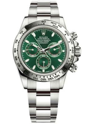 Rolex Cosmograph Daytona 42mm Green Dial Watch