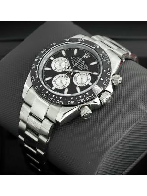 Rolex Cosmograph Daytona Mens Black Dial Watch