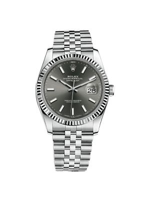 Rolex Datejust 36 Dark Rhodium Dial Men Watch