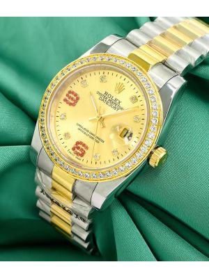 Rolex Datejust 36mm Diamond Bezel Watch