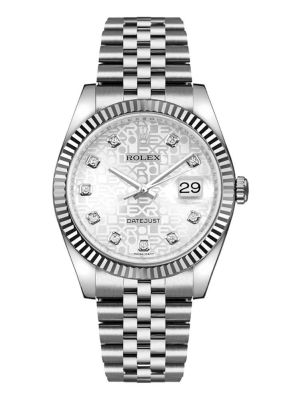 Rolex Datejust 40 Silver Jubilee Diamond Dial Watch