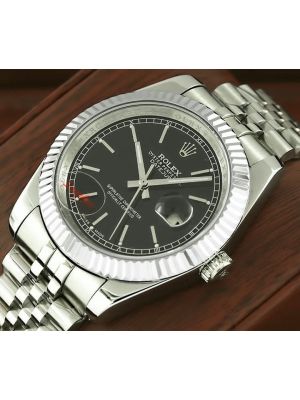 Rolex DateJust Black Dial Watch