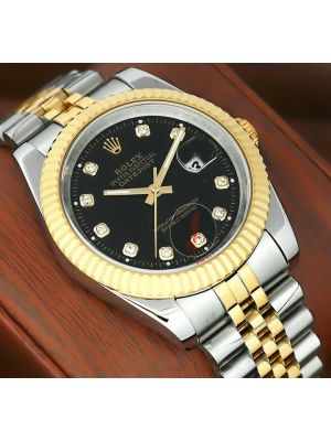 Rolex Datejust Black Dial Watch