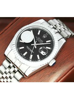 Rolex Datejust Black Dial Watch