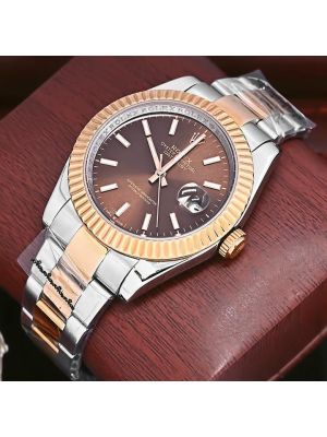 Rolex DateJust Brown Dial Watch