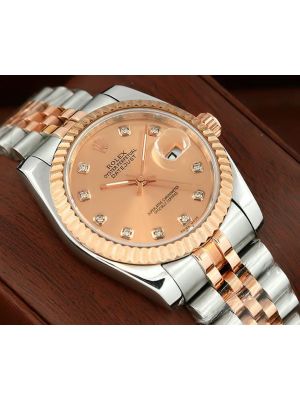 Rolex Datejust Everose Gold Dial Watch