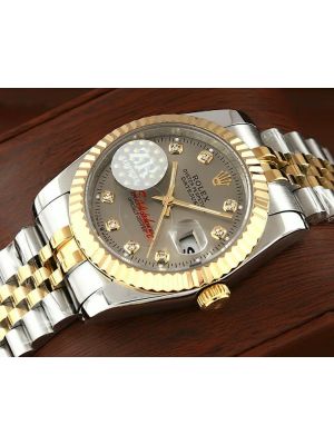 Rolex Datejust Gray Dial Swiss Watch