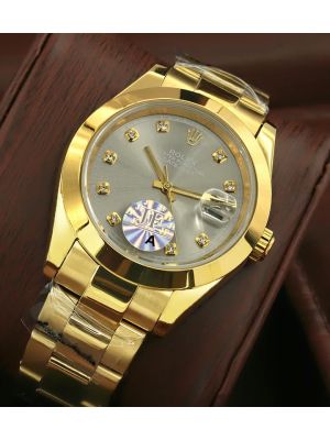 Rolex Datejust II Rolesor Gary Dial Watch