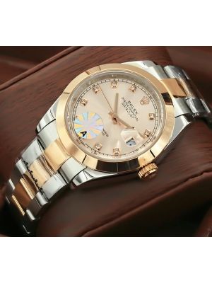 Rolex Datejust II Rolesor Sundust Dial Watch
