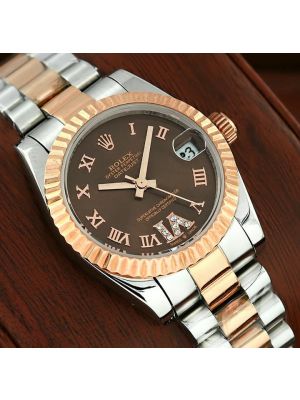 Rolex Datejust Lady Chocolate Dial Watch