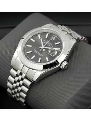 Rolex Datejust Rolesor Dark Rhodium Dial  watches price,