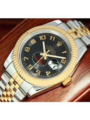 Rolex DateJust Two-Tone Number Dial Watch