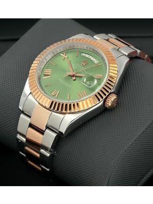 Rolex Day-Date 40  Green Roman Dial Watch,