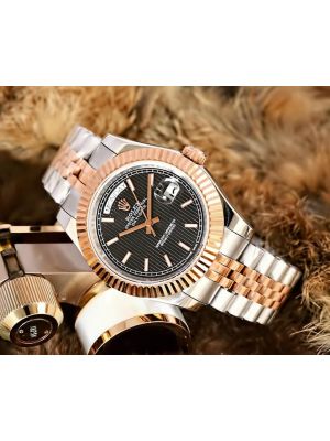 Rolex Day-Date  Blacke Dial Two Tone  Pakistan