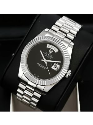 Rolex Day-Date  Digitless Black Dial Watches in Lahore,