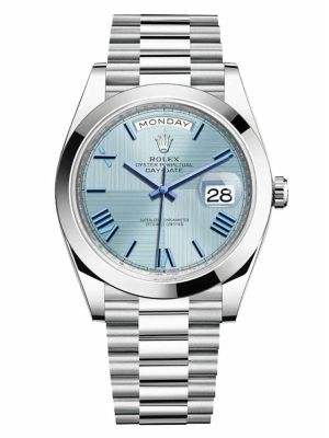 Rolex Day-Date Ice Blue Dial Watch