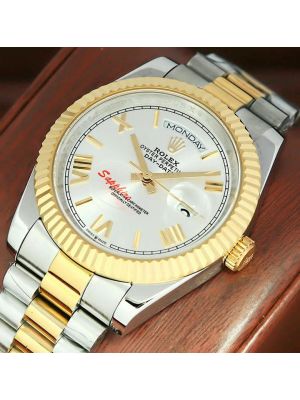 Rolex Day-Date Champagne Gold Dial Two-Tone Watch