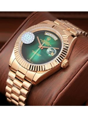 Rolex Day Date Onyx Dial Swiss Watch