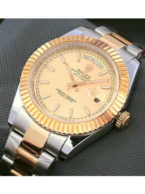 Rolex Day-Date Stripe Dial Watch