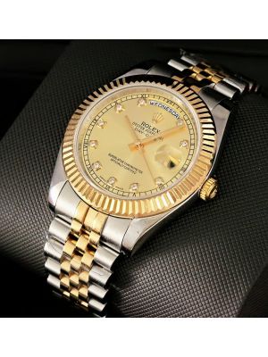 Rolex Day-Date Two Tone Men Watch