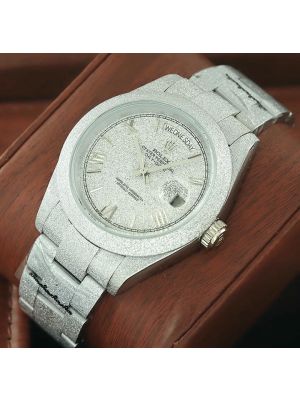 Rolex Day Date Frosted Watch