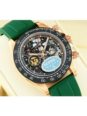 Rolex Daytona La Montoya Green Strap Watch