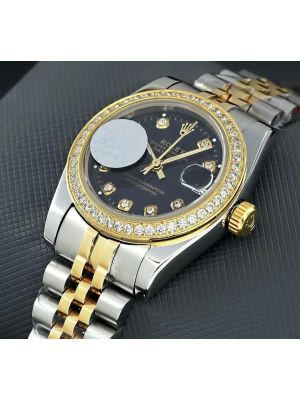 Rolex Lady- Diamond Black Dial  Watches in Pakistan