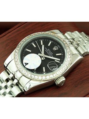 Rolex Lady-Datejust Diamond Bezel Watch