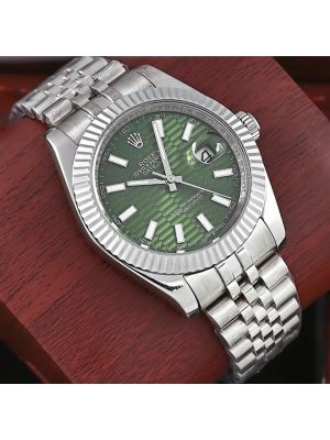 Rolex Men's Datejust Green Dial Watch