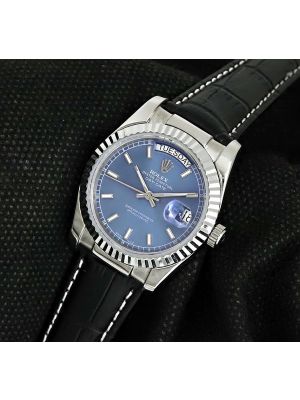 Rolex Oyster Day Date Blue Dial replica watches, 