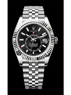 Rolex Sky-Dweller Black Dial Mens Watch