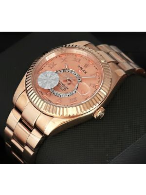Rolex Sky-Dweller Rose Gold Men Watch