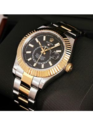  Rolex Sky-Dweller Two Tone Black Dial Watches Online Pakistan‎,