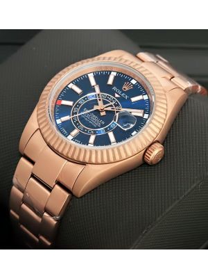 Rolex Sky Dweller Blue Dial Titanium Replica Watches in Lahore