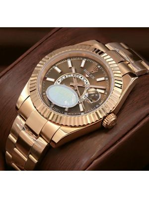 Rolex Sky Dweller Rose Gold Men's Watch