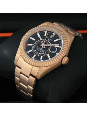 Rolex Sky Dweller Titanium Rose Gold  replica Watch