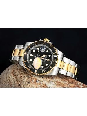 Rolex Submariner Black Dial Ceramic Bezel Mens Watch 