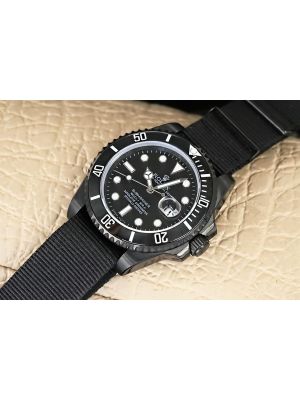 Rolex Submariner Black Nato Strap Watch