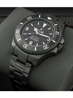 Rolex Submariner  Black PVDDLC Coated Stainless Steel Watch