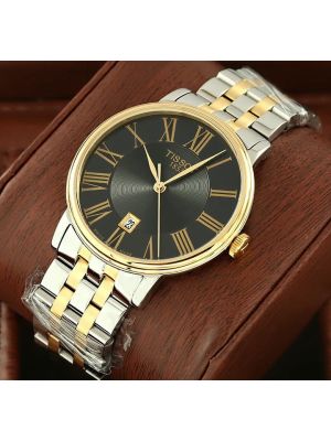 Tissot 1853 Classic Black Dial Two Tone Watch