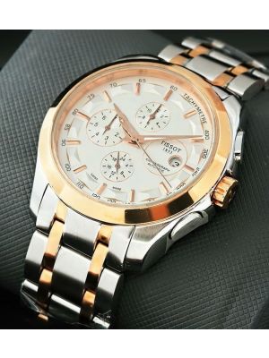 Tissot Coutourier White Dial Chronograph Replica Watches in Lahore,