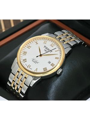 Tissot Le Locle White Dial Two Tone watches,