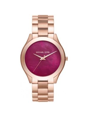 Michael Kors MK3550 Slim Runway Rose Gold-Tone  watches 