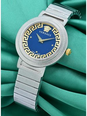 Versace Greca Chic Blue Dial Women's Watch