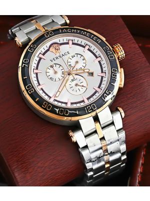 Versace Greca Dome Chrono Watch