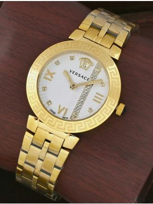 Versace Greca Icon Gold Tone Women's Watch