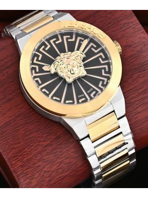 Versace Medusa Infinite Black Dial Watch