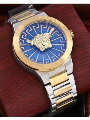 Versace Medusa Infinite Blue Dial Watch